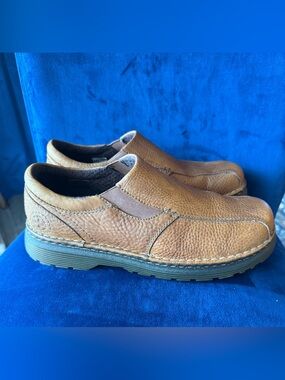 Dr. Martens Men’s Tan Leather Slip-On Loafers